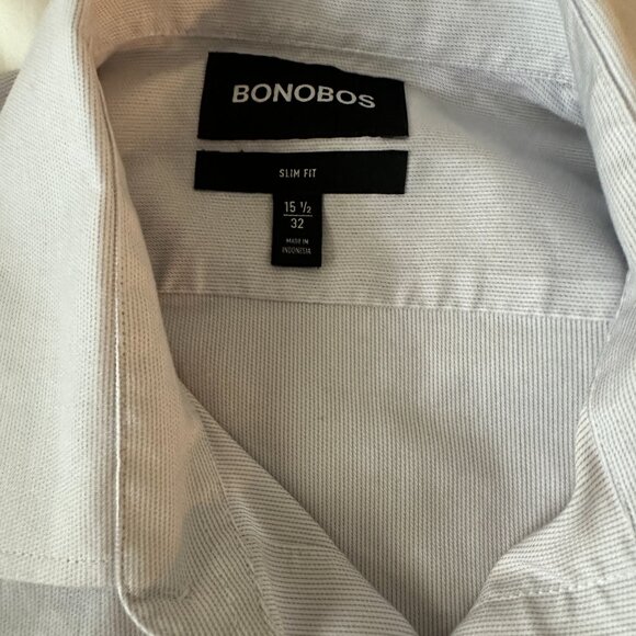 Mens Dress Shirt 15.5/32 (Bonobos) - Picture 2 of 2